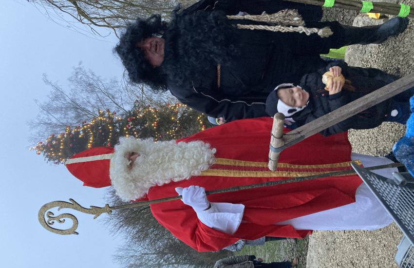 St. Nikolaus mit dem Krampus