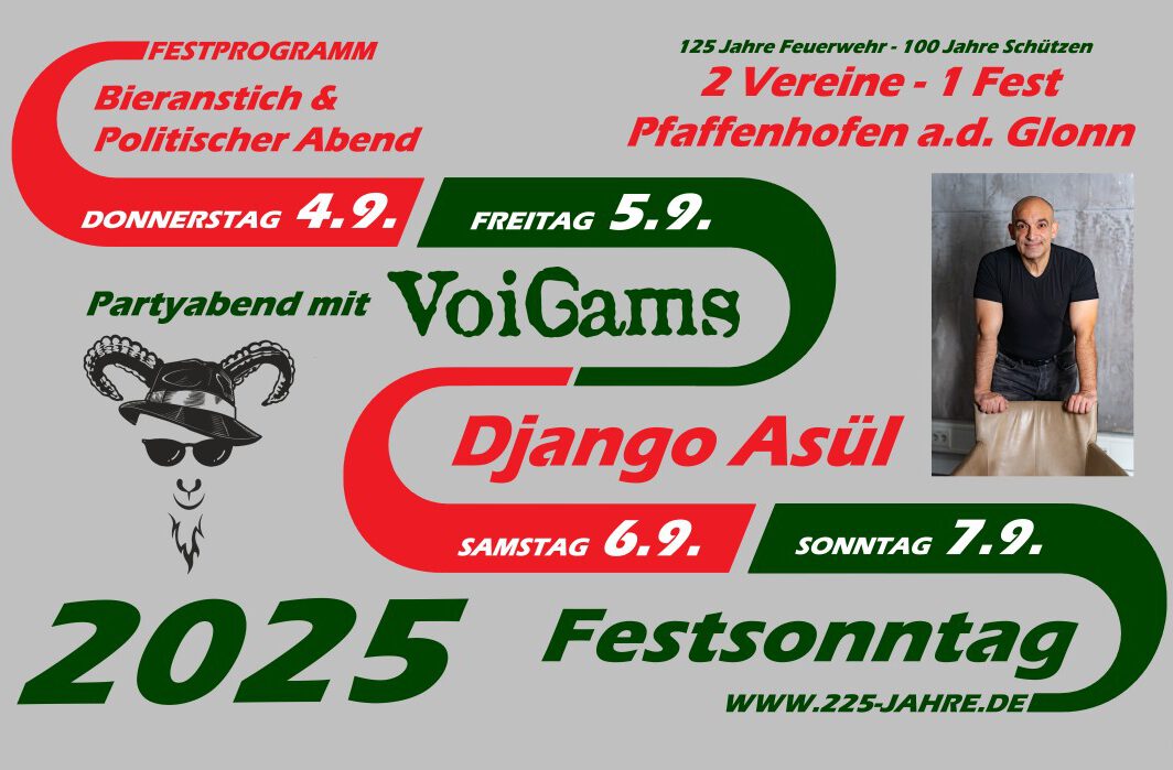Wir feiern mit Feuerwehr und Schützen!