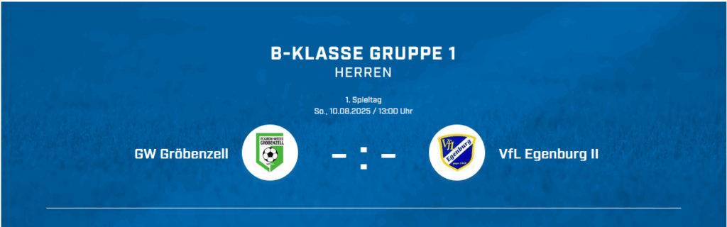Saisonstart Zweite Mannschaft des VfL Egenburg
