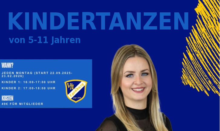 Neu beim VfL: Kindertanzen mit Verena