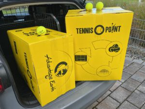 Mehr als 500 Bälle gesammelt