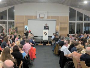 Eröffnung der VfL Weihnachtsfeier durch Georg Lampl