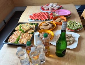 Buffet beim Tag des Laufens beim VfL Egenburg