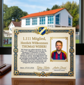 1111. Mitglied - Thomas Weber