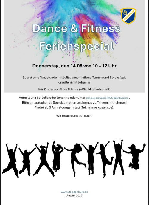 Dance & Fitness Ferienspecial 2025