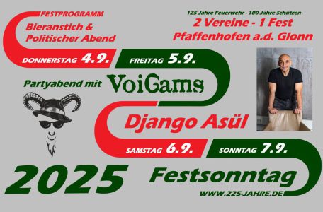 Wir feiern mit Feuerwehr und Schützen!