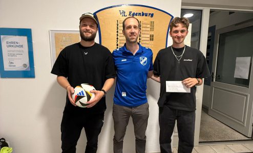 Einstandsfeier der Fußballer