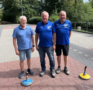 v.l.n.r. Anton Schmidt, Sepp Niedermair, Gottfried Burkhart