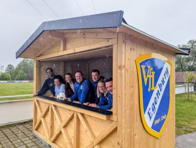 Neue Grillhütte beim VfL Egenburg