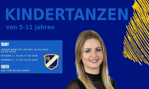 Neu beim VfL: Kindertanzen mit Verena