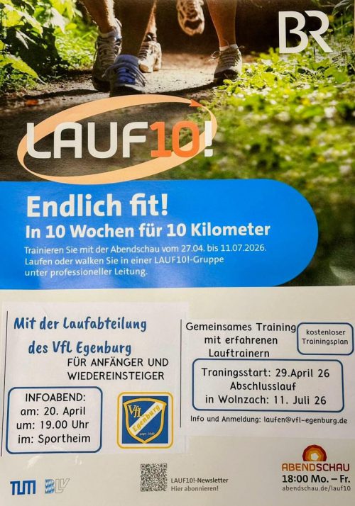 Lauf10! 2026 - Es ist wieder soweit! Mach mit!